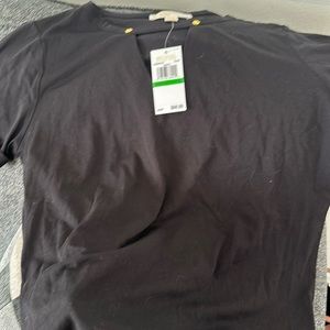 Ladies black short sleeve blouse. Never worn